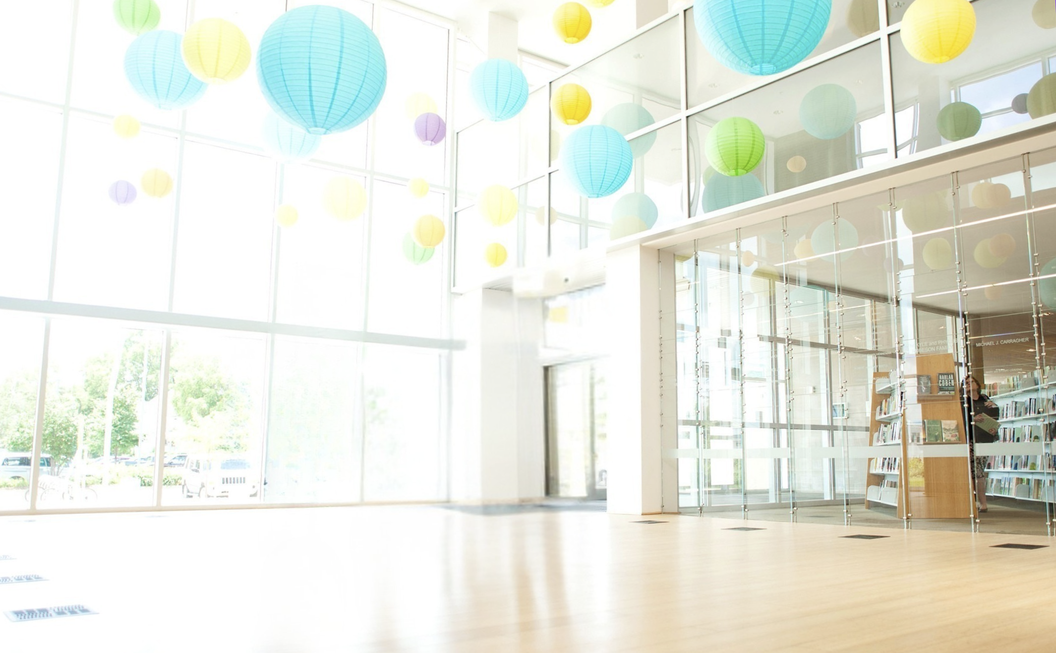 lobby with installation