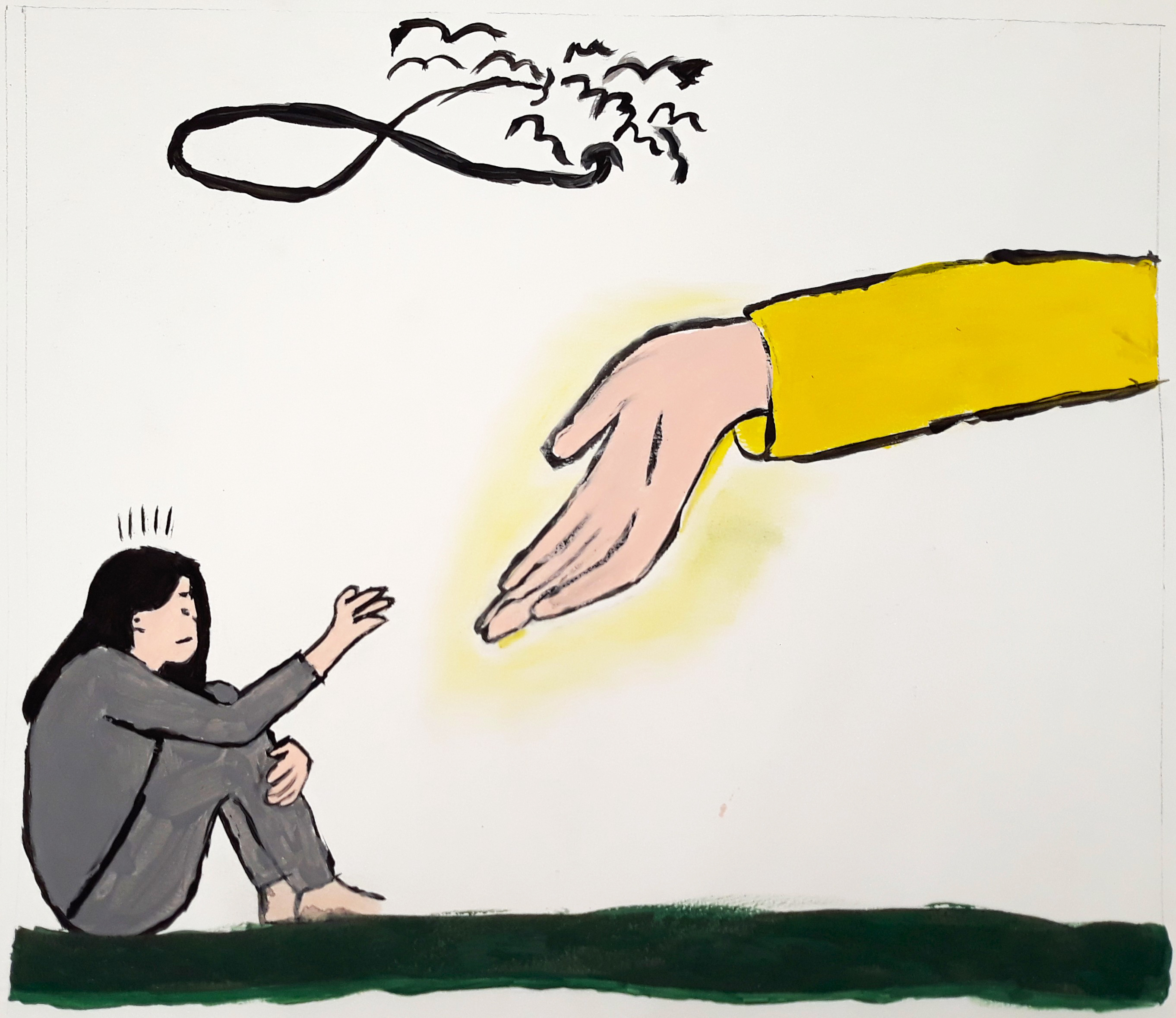 original artwork by International Prep Academy Middle School student
