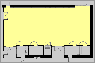 Room A & B Open Room: Capacity 140