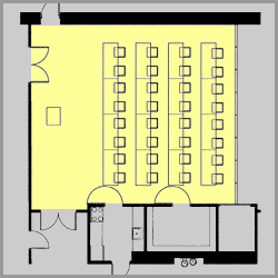 Room A Classroom Setup: Capacity 32